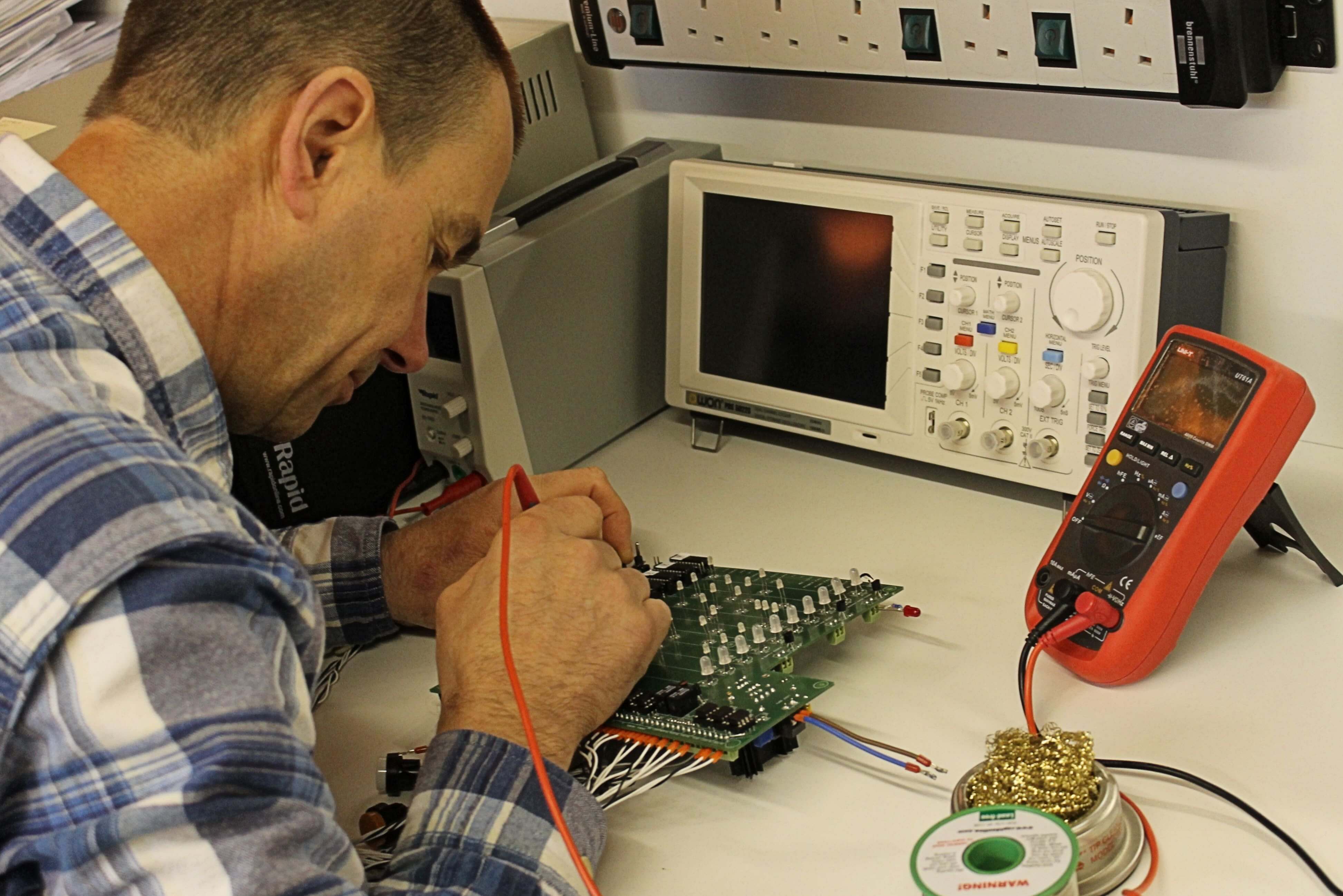 Mark at work in his studio