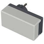 BOPLA 43420104 ELETEC SE Connector housing PC shock-resistant grey