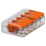WAGO 221-615 - 221 Series 5 Conductor Max. 6mm² Splicing Con. with Lever